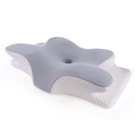 Almohada Cervical Ergonómica de Espuma Viscoelástica, Soporte Ortopédico para Dormir