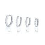 Pendientes de Aro S925 en Plata de Ley, con Turquesa y Circonitas, Baño de Oro 18K