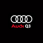 Luz de Bienvenida LED con Proyección de Logo en el Suelo, Compatible con Audi A1 A3 A5 A7 Q3 Q5 Q7 Q8 A4L A6L