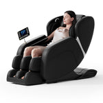 Sillón de Masaje de Cuerpo Completo con Gravedad Cero, Calor Lumbar y Bluetooth