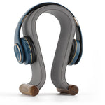 Soporte de Madera de Nogal para Auriculares, Elegante Diseño en U