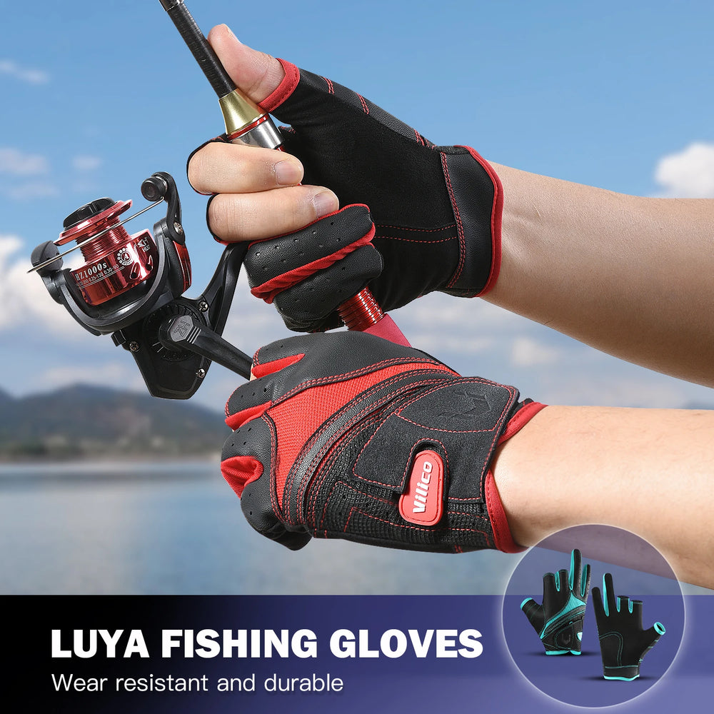 Guantes de Pesca Antideslizantes, Otoño e Invierno