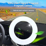 Ambientador de Coche Solar Giratorio, Difusor de Perfume Colgante para Salpicadero