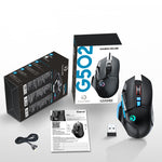 Ratón Inalámbrico Gaming RGB, Doble Modo 2.4G y Bluetooth