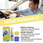 Kit de Limpieza Multiusos en Espuma para Interior de Coche, Sin Frotar