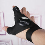 Guantes con Linterna LED Integrada, Pesca y Running Nocturno
