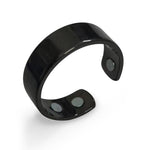 Anillo Doble Abierto con Cierre Magnético, Diseño Minimalista