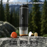 Máquina de Café Espresso Portátil con Pantalla Digital, 3 en 1, para Viaje y Camping