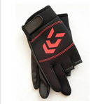 Guantes de Pesca Antideslizantes, 3 Dedos Recortados, para Hombre y Mujer