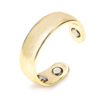 Anillo Doble Abierto con Cierre Magnético, Diseño Minimalista