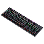 Teclado Mecánico K880 Hot-Swap, Eje Verde, para Gaming y Oficina, con Cable