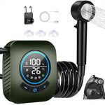 Ducha Portátil de Camping 8000mAh, Impermeable IPX8, Recargable