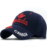 Gorra de Béisbol con Bandera de Canadá, Ajustable, para Pesca y Uso Diario