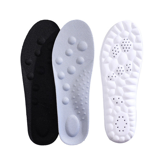 Plantillas Deportivas 4D con Soporte de Arco, Antiolor, Alta Elasticidad