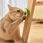 Juguete Giratorio para Gatos con Hierba Gatera, Forma de Aguacate