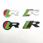 Emblema Metálico Deportivo Estilo "R" para Maletero