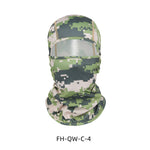 Pasamontañas Camuflaje Cortavientos para Pesca y Ciclismo, Braga Táctica