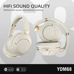 Auriculares Gaming YDM68 Inalámbricos Bluetooth, Graves Potentes