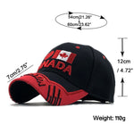 Gorra de Béisbol con Bandera de Canadá, Ajustable, para Pesca y Uso Diario