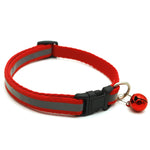Collar Reflectante con Cascabel para Perro y Gato, Ajustable
