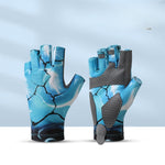 Guantes de Pesca de Medio Dedo, Tejido Frío y Transpirable