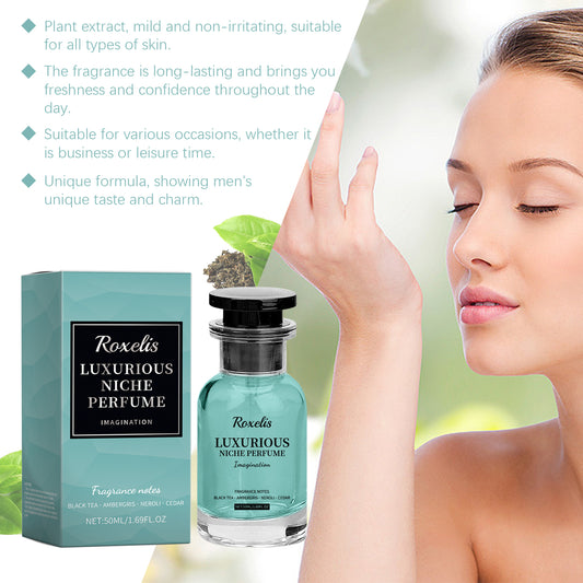 Perfume Roxelis "Dragón" para Hombre, Fragancia Suave y Natural