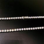 Collar de Acero Inoxidable con Circonitas para Hombre