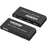 Distribuidor HDMI 1x2, 4K a 60Hz, Divisor de Vídeo para Pantalla Duplicada