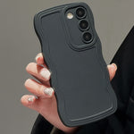 Funda de Silicona Ondulada para Samsung Galaxy S22 y S24, Antigolpes