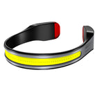 Linterna Frontal LED COB Mini, Recargable por USB Tipo C, para Pesca Nocturna