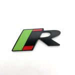 Emblema Metálico Deportivo Estilo "R" para Maletero