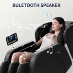 Sillón de Masaje de Cuerpo Completo con Gravedad Cero, Calor Lumbar y Bluetooth