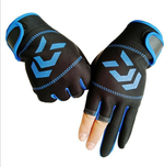 Guantes de Pesca Antideslizantes, 3 Dedos Recortados, para Hombre y Mujer
