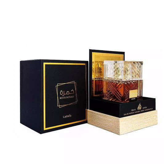 Perfume Oriental en Frasco Facetado, Ámbar y Especias