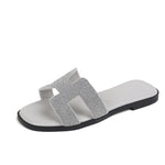Sandalias de Playa para Mujer con Pedrería, Estilo Color a Color