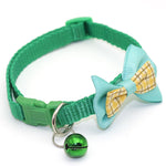 Collar con Lazo de Cuadros para Perro y Gato