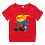 Camiseta de Manga Corta de Verano para Niño y Niña