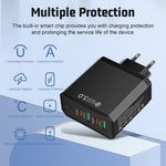 Cargador de Móvil 4 en 1, 2 USB + 2 PD, Carga Rápida