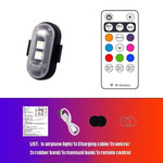Luz de Aviso LED Multicolor con Mando a Distancia, para Coche, Moto y Dron
