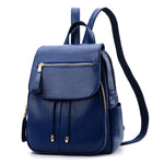 Mochila de Viaje de Piel Sintética Suave