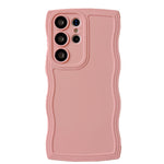Funda de Silicona Ondulada para Samsung Galaxy S22 y S24, Antigolpes
