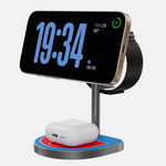 Cargador Inalámbrico Magnético KUXIU X85 3 en 1, Compatible con Ecosistema Apple