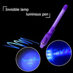 Bolígrafo Mágico 2 en 1 de Tinta Invisible con Luz UV