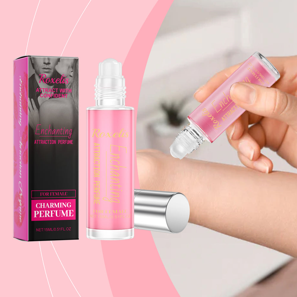 Perfume Roll-On Roxelis "Atracción", Fragancia Fresca y Natural