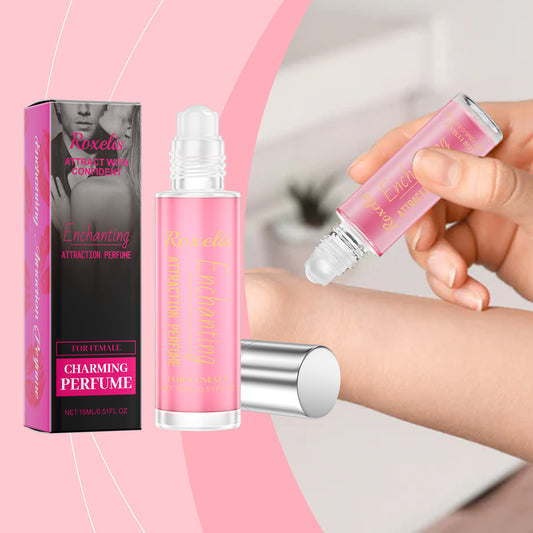 Perfume Roll-On Roxelis "Atracción", Fragancia Fresca y Natural
