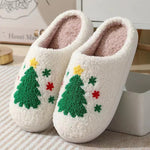 Zapatillas de Casa de Franela con Diseño de Sonrisa, Invierno