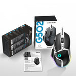 Ratón Inalámbrico Gaming RGB, Doble Modo 2.4G y Bluetooth
