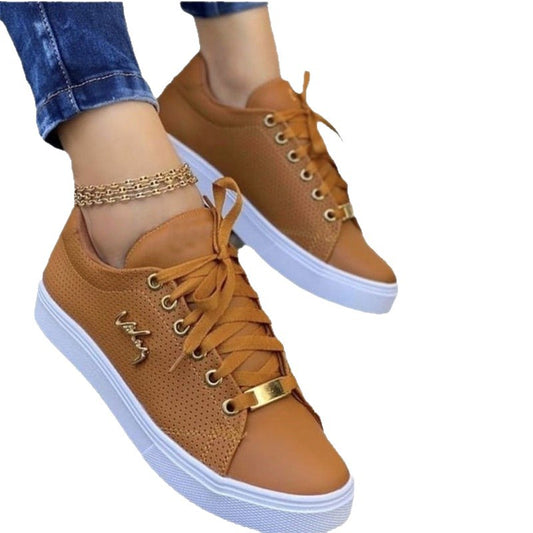 Zapatillas Oversize para Mujer, Punta Redonda, Suela Gruesa