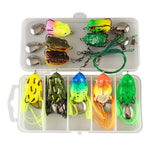 Señuelo Mini de Rana 3cm, Doble Anzuelo, para Pesca de Black Bass