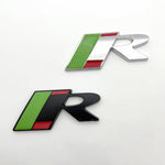 Emblema Metálico Deportivo Estilo "R" para Maletero